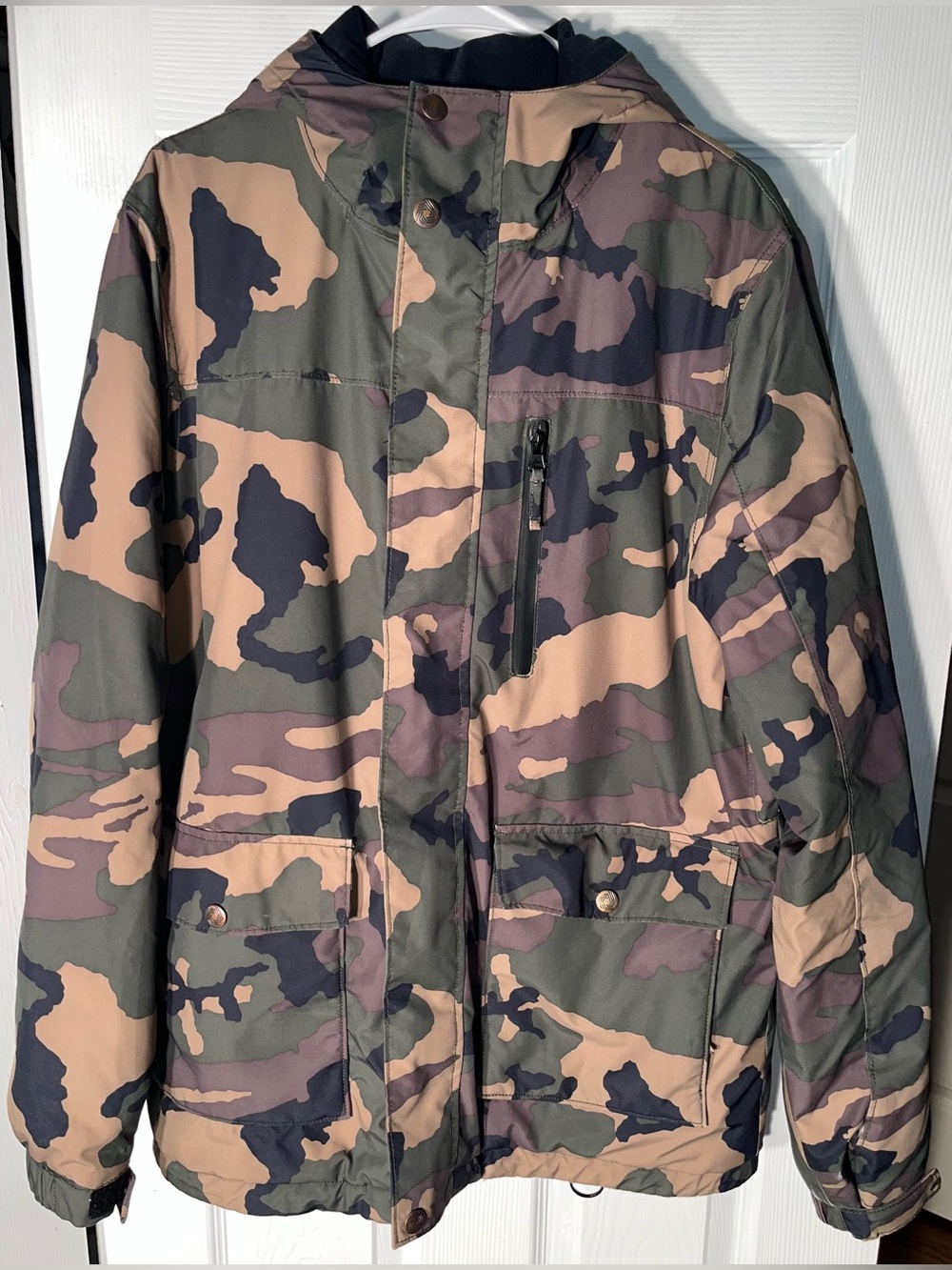 Men’s Aperture 10,000mm Waterproof Camouflage Snowboard Jacket Men's Size Medium